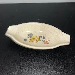 Vintage Franciscan Woodlore Mushroom Ash Tray HTF EUC